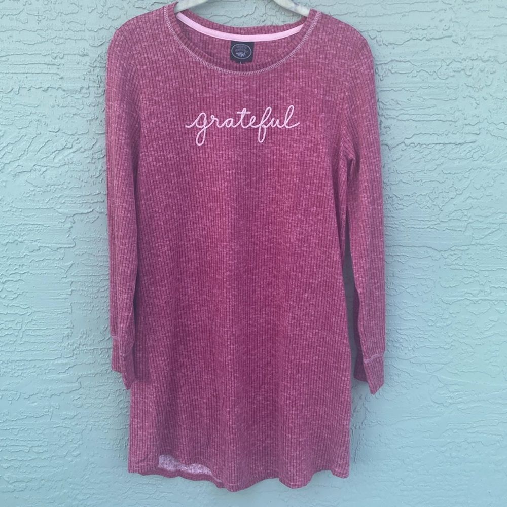 Laura Ashley Sz S Grateful Ribbed Nightgown